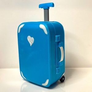COPY - AMERICAN GIRL - cute ( American girl sized) suitcase 🧳 💗🎀